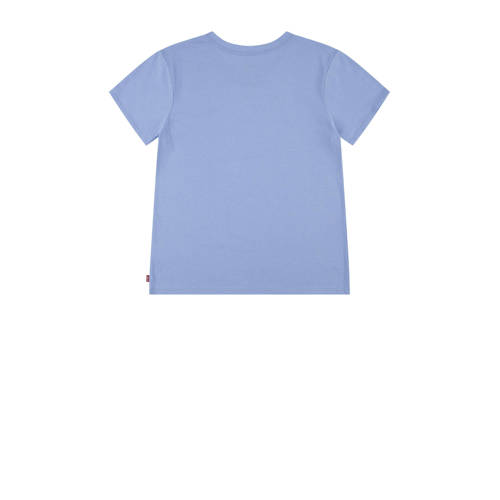 Levis Levi's Kids T-shirt BATWING zachtblauw Meisjes Katoen Ronde hals Effen 116