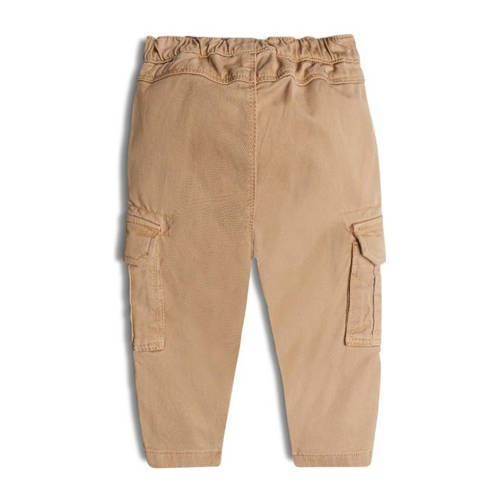 Retour Jeans Retour Mini slim fit cargobroek Nils saharazand Beige Jongens Viscose Effen 104