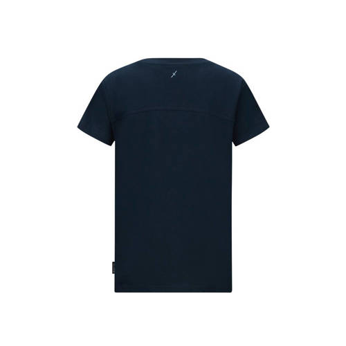 Retour Jeans Retour X Touzani T-shirt Captain met printopdruk donkerblauw Jongens Katoen Ronde hals 116