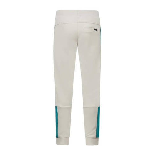 Retour Jeans Retour X Touzani slim fit joggingbroek Ditch ecru zeegroen Jongens Polyester 170 176