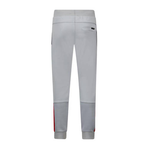 Retour Jeans Retour X Touzani slim fit joggingbroek Ditch grijs rood Jongens Polyester 158 164