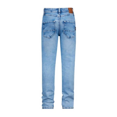 Retour Jeans straight fit jeans James Vintage light blue denim Blauw Jongens Stretchdenim 116