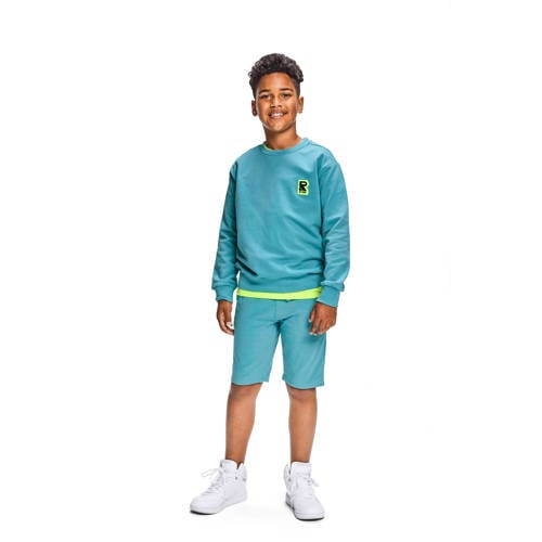 Retour Jeans sweatshort Maxim aquablauw Korte broek Effen 116
