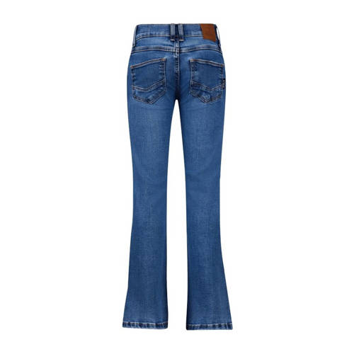 Retour Jeans flared jeans Anouck Indigo dark blue denim Blauw Meisjes Stretchdenim 116