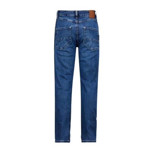 Retour Jeans straight fit jeans James Indigo medium blue denim Blauw Jongens Stretchdenim 116