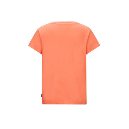 Retour Jeans T-shirt Rico oranje Jongens Katoen Ronde hals Meerkleurig 116