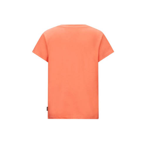 Retour Jeans T-shirt Rico oranje Jongens Biologisch katoen Ronde hals Meerkleurig 116