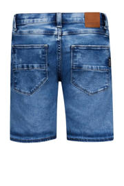 thumbnail: Retour Jeans denim short Reven Indigo medium blue denim
