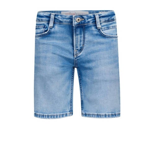 Retour Jeans denim short Reven Vintage light blue denim Korte broek Blauw Jongens Stretchdenim