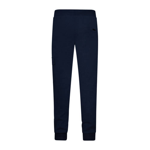 Retour Jeans slim fit joggingbroek Elliot donkerblauw Jongens Polyester 122 128