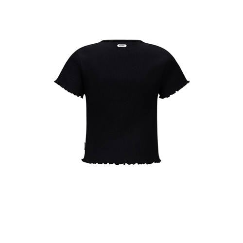 Retour Jeans T-shirt Kathy zwart Meisjes Katoen Ronde hals Effen 116