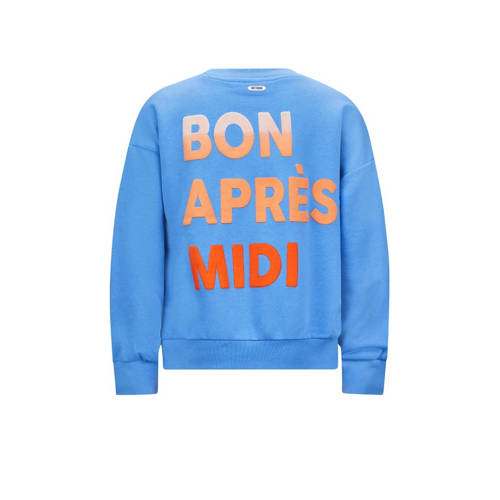Retour Jeans sweater Coco met backprint lila Paars Backprint 116