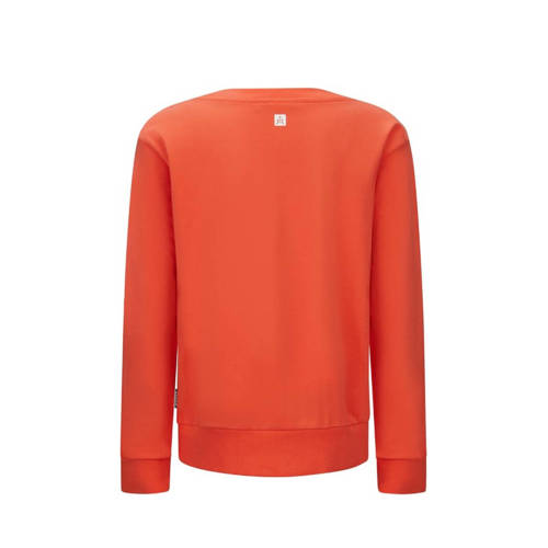 Retour Jeans sweater Sammy oranjerood Effen 116 | Sweater van