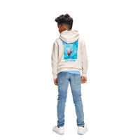 thumbnail: Retour Jeans hoodie Otis met backprint beige