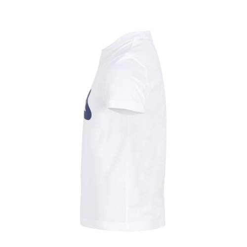 Fila T-shirt met logo wit Katoen Ronde hals Logo 110 116