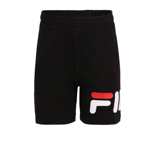 Fila sweatshort met logo zwart Korte broek Jongens Katoen Logo