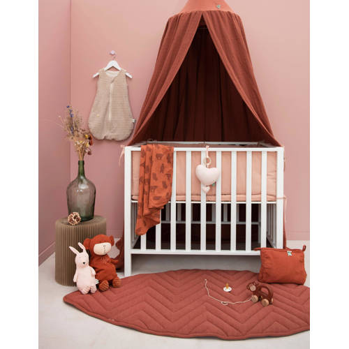 TRIXIE klamboe Bliss Rust Baby klamboe Oranje | Baby klamboe van