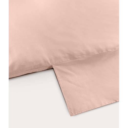 NOUS Kids katoenen dekbedovertrek peuter (120x150 cm) Roze Effen
