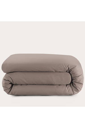 basis dekbedovertrek ledikant - taupe (100x135 cm)