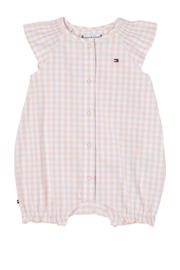 thumbnail: Tommy Hilfiger geruite playsuit beige/wit