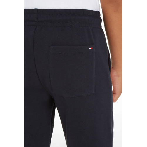 Tommy Hilfiger sweatshort donkerblauw Jongens Katoen Effen 104