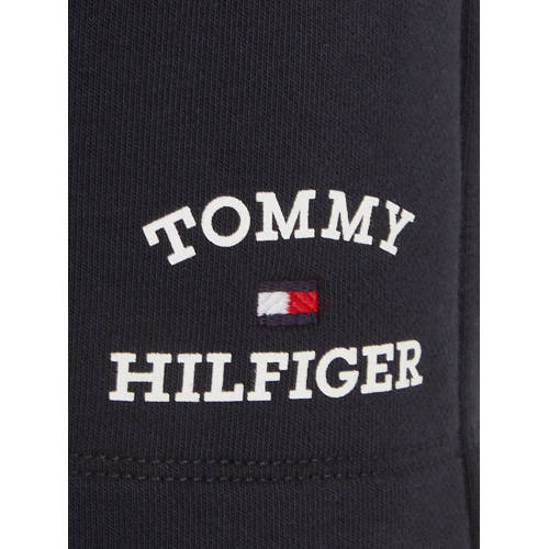 Tommy Hilfiger sweatshort donkerblauw Jongens Katoen Effen 104