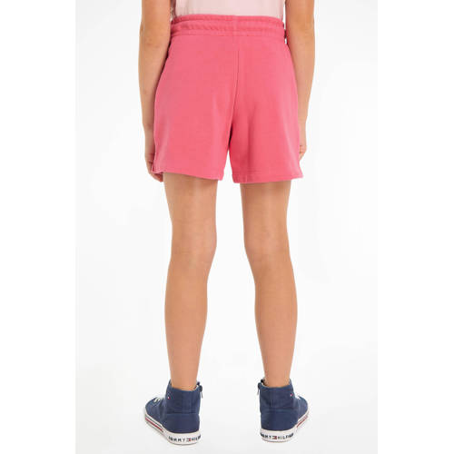 Tommy Hilfiger sweatshort roze Meisjes Katoen Effen 128