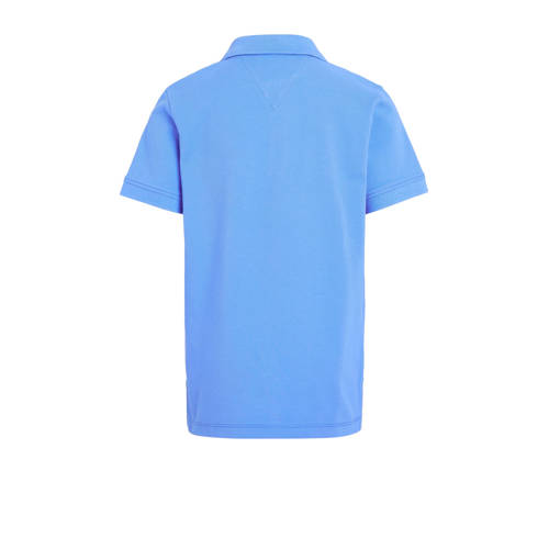 Tommy Hilfiger T-shirt blauw Polo Jongens Katoen Polokraag Effen 92