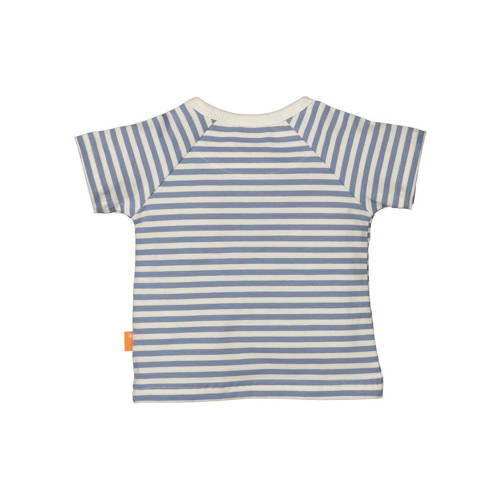 BESS baby gestreept T-shirt wit blauw Jongens Katoen Ronde hals Streep 62