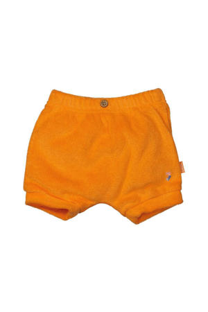 baby badstof casual short oranje
