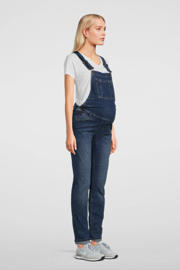 thumbnail: LOVE2WAIT regular fit zwangerschapstuinbroek stonewashed