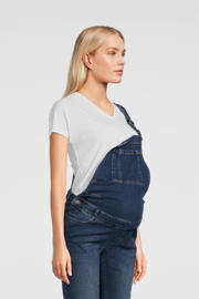 thumbnail: LOVE2WAIT regular fit zwangerschapstuinbroek stonewashed