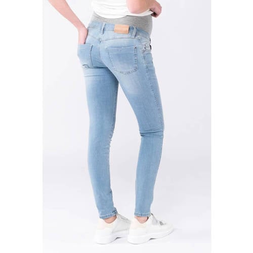 love2wait low waist zwangerschaps skinny jeans Sophia light blue denim Blauw 26