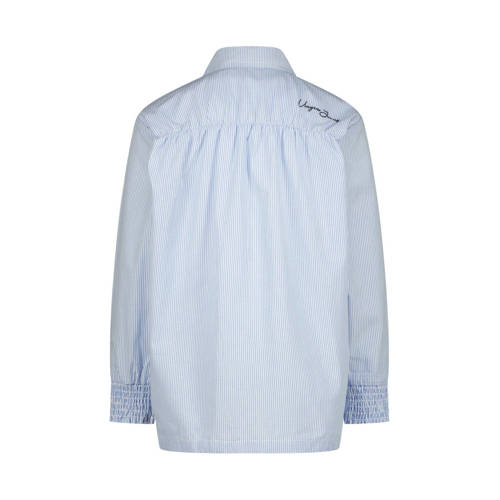 VINGINO blouse Lhara lichtblauw Meisjes Katoen Klassieke kraag Effen 128