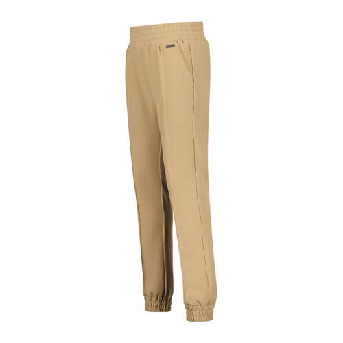 VINGINO slim fit broek Solange zand Beige Meisjes Polyester Effen 128