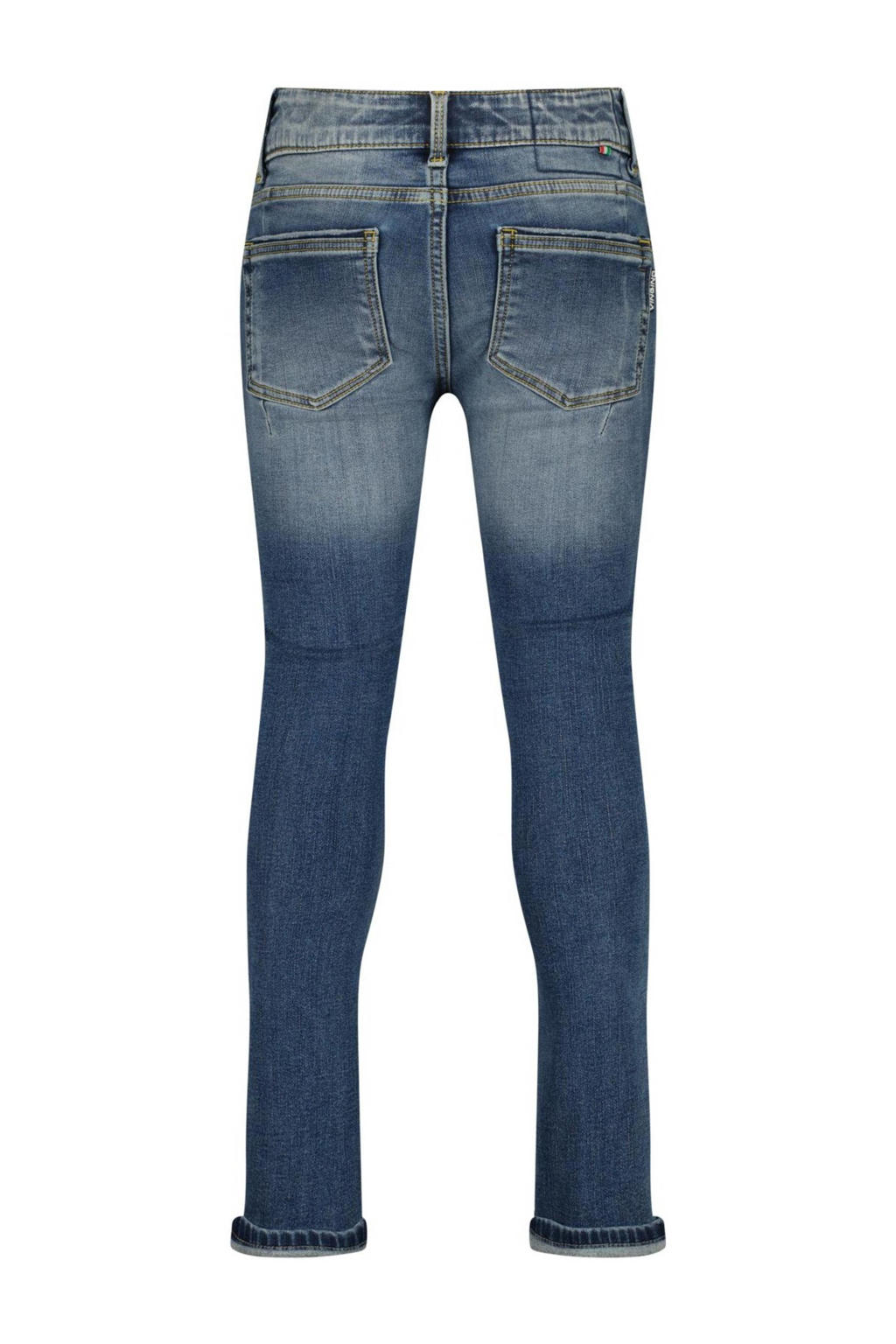 Vingino skinny jeans Amos dark blue denim | kleertjes.com