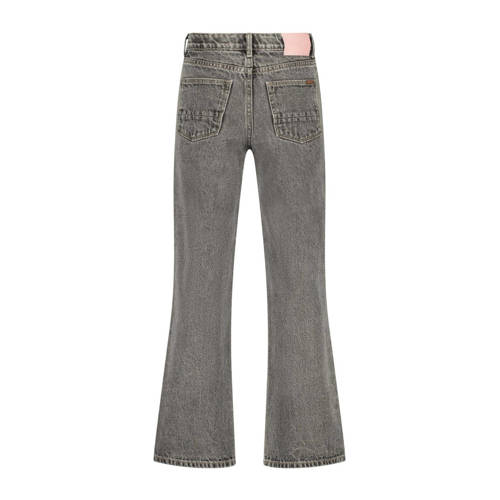 VINGINO wide leg jeans Cato grey vintage Grijs Meisjes Katoen Vintage 128