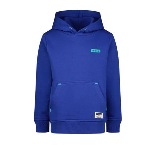 Vingino hoodie hardblauw Sweater Effen