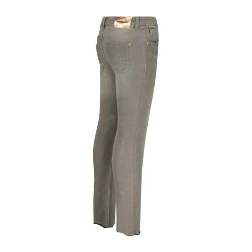 VINGINO skinny jeans Amia light grey Grijs Meisjes Katoen Effen 128