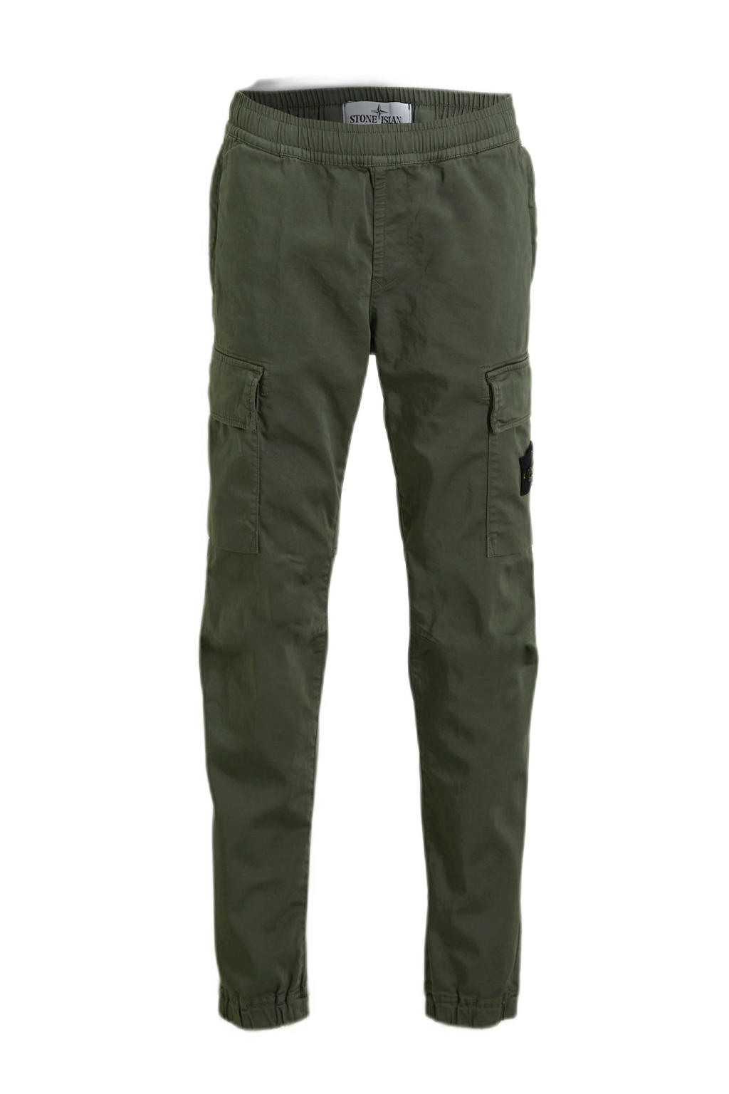 Babyface baby regular fit cargobroek groen