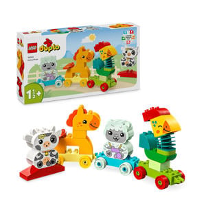 Mijn eerste dierentrein Educatief Peuterspeelgoed op Wielen 10412