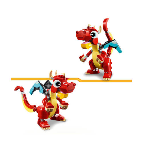 Lego Creator Rode draak 31145 Bouwset | Bouwset van