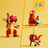 thumbnail: LEGO Creator 3-in-1 Rode draak Speelgoed Dieren Figuren Set met Vis en Feniks 31145