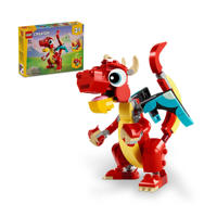 thumbnail: LEGO Creator 3-in-1 Rode draak Speelgoed Dieren Figuren Set met Vis en Feniks 31145
