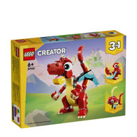 thumbnail: LEGO Creator 3-in-1 Rode draak Speelgoed Dieren Figuren Set met Vis en Feniks 31145