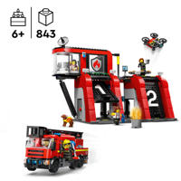 thumbnail: LEGO City Brandweerkazerne en brandweerauto Brandweer Speelgoed voor Kinderen 60414