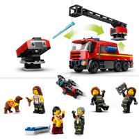 thumbnail: LEGO City Brandweerkazerne en brandweerauto Brandweer Speelgoed voor Kinderen 60414
