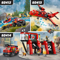 thumbnail: LEGO City Brandweerkazerne en brandweerauto Brandweer Speelgoed voor Kinderen 60414