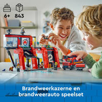 thumbnail: LEGO City Brandweerkazerne en brandweerauto Brandweer Speelgoed voor Kinderen 60414