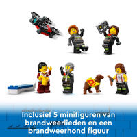 thumbnail: LEGO City Brandweerkazerne en brandweerauto Brandweer Speelgoed voor Kinderen 60414